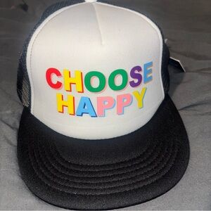 Colorful 'Choose Happy' Trucker Cap